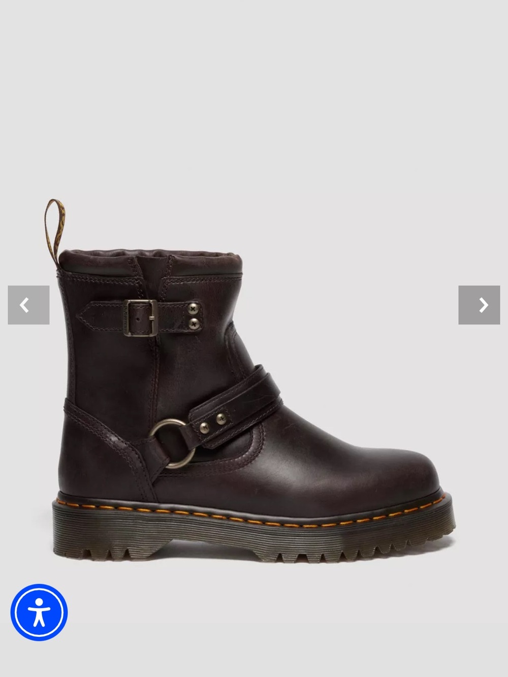 Dr. Marten ANISTONE harness brown boots - Picture 10 of 11